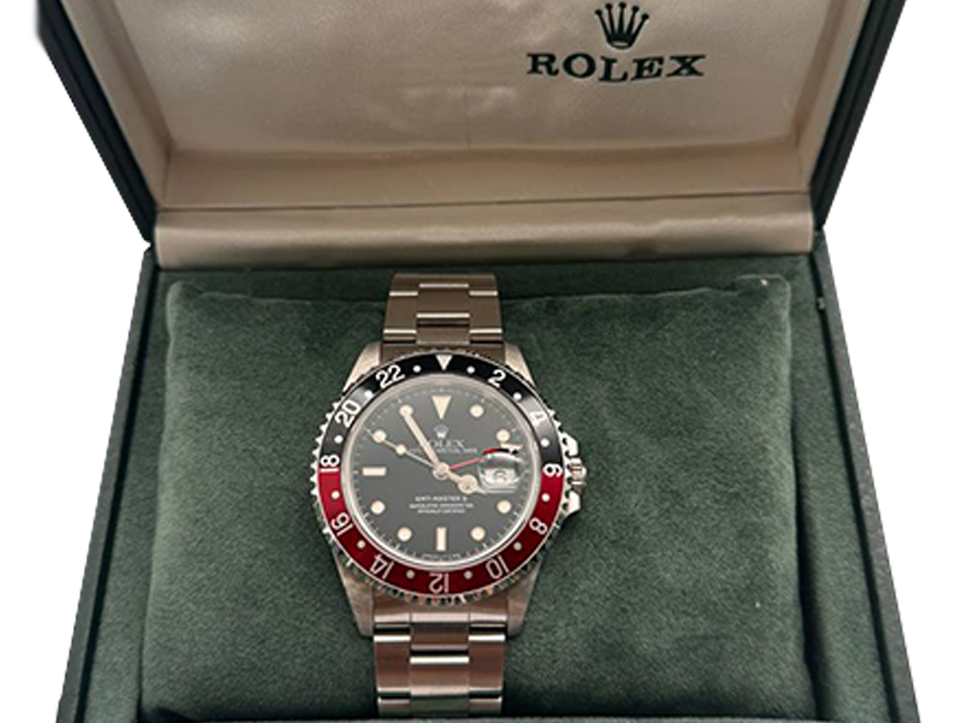 Buy original Rolex GMT Master II 16710 with Bitcoin!