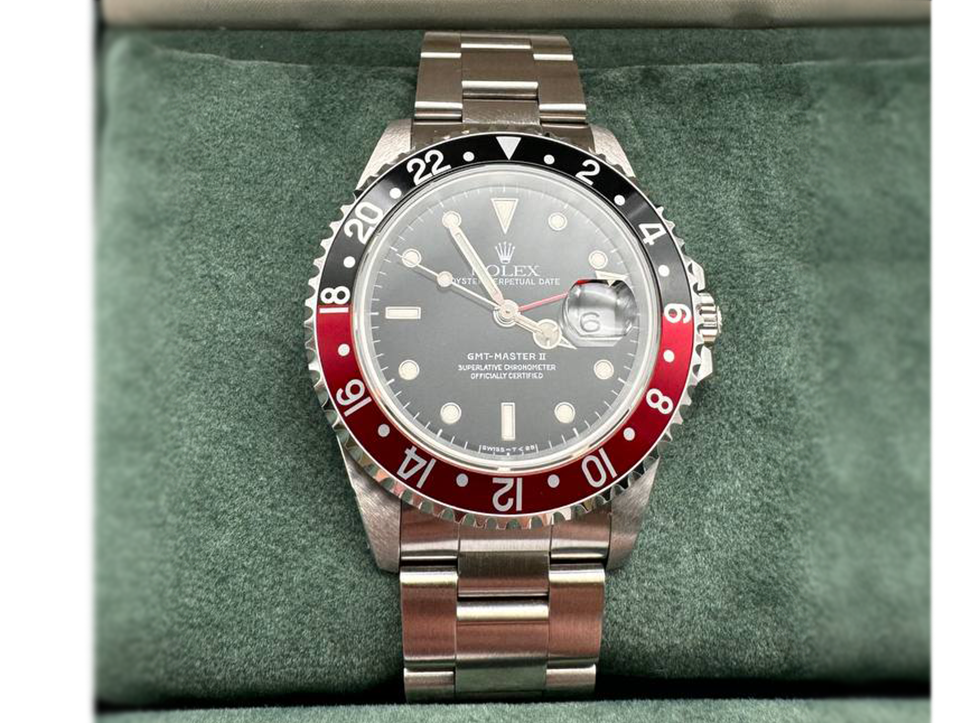 Buy original Rolex GMT Master II 16710 with Bitcoin!